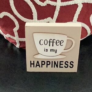 rustic look coffee sign